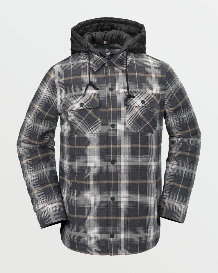 Volcom Men's Insulated Riding Flannel | Stone