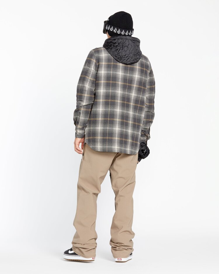 Volcom Men's Insulated Riding Flannel | Stone