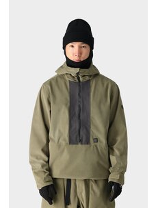 686 Technical Apparel Men's Ghost 2.5L Anorak | Sage Corduroy Colorblock