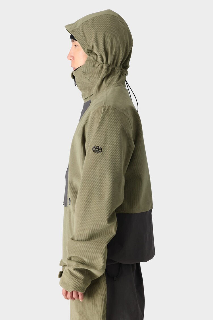 686 Technical Apparel 686 Ghost 2.5L Anorak | Sage Corduroy Colorblock
