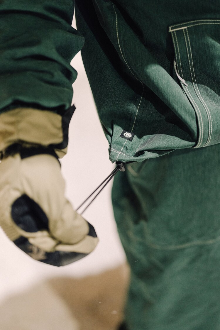 686 Technical Apparel 686 Mens Dojo Jacket | Forest Green Denim