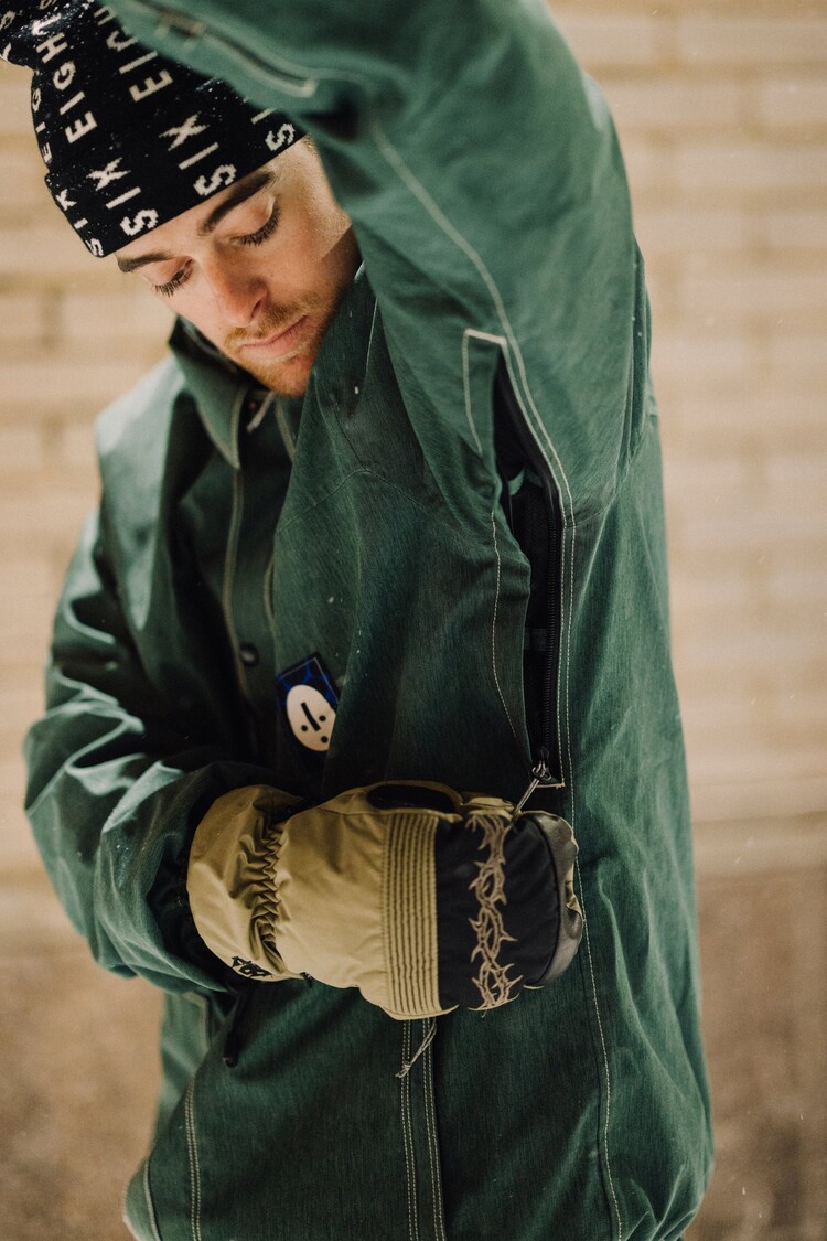 686 Technical Apparel 686 Mens Dojo Jacket | Forest Green Denim