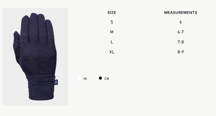 686 Technical Apparel 686 Merino Glove Liner | Black Heather