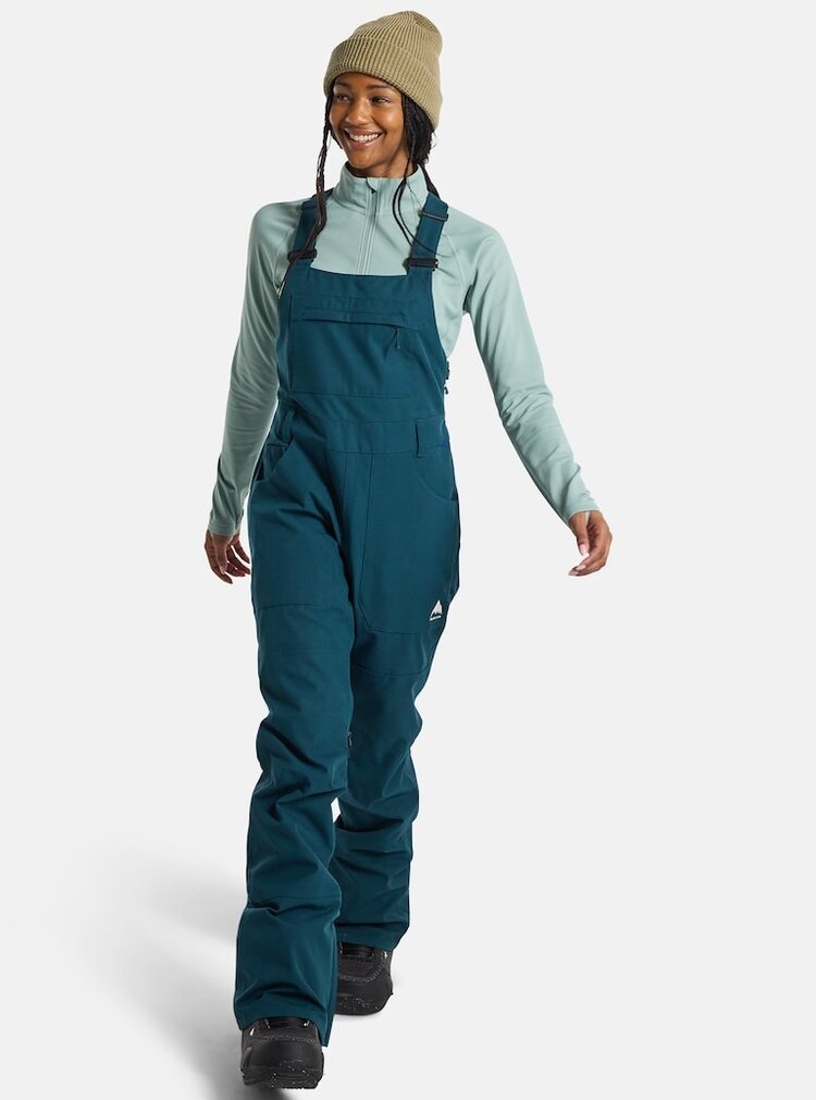 Burton Women's Avalon Stretch Bib Pants | Deep Emerald