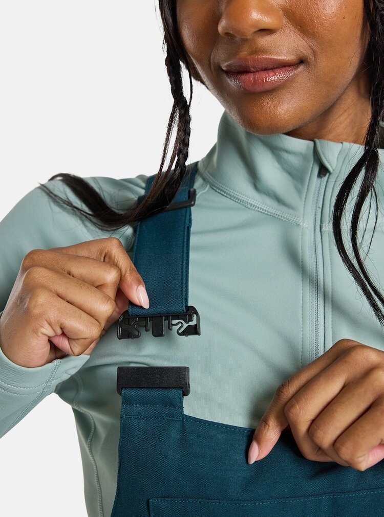 Burton Women's Avalon Stretch Bib Pants | Deep Emerald