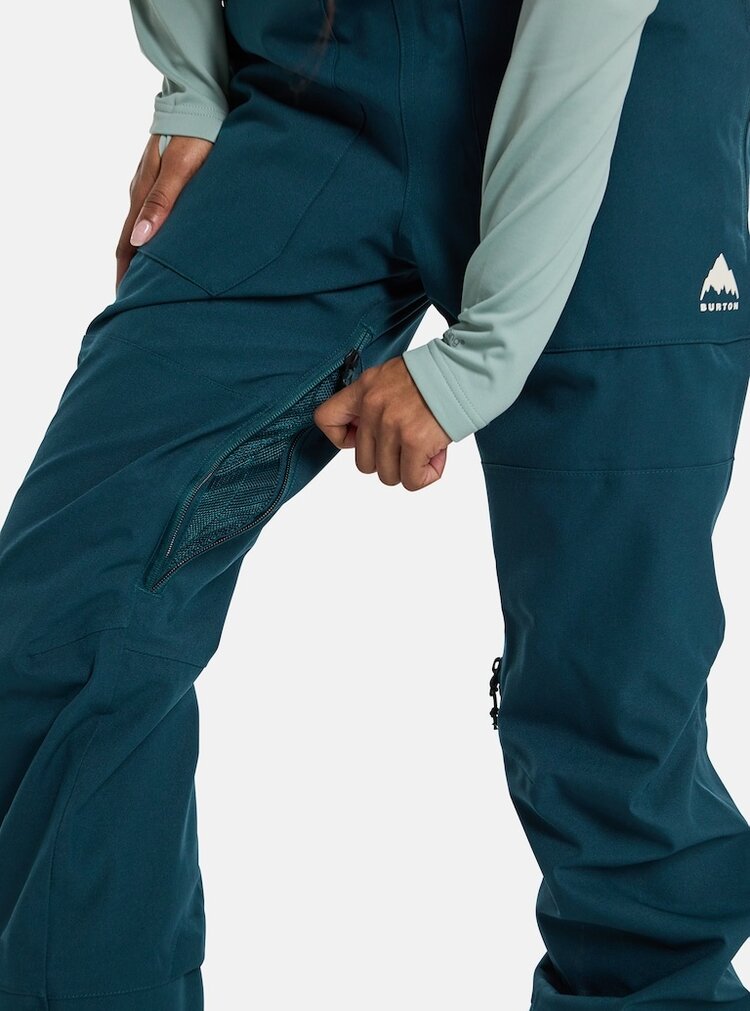 Burton Women's Avalon Stretch Bib Pants | Deep Emerald
