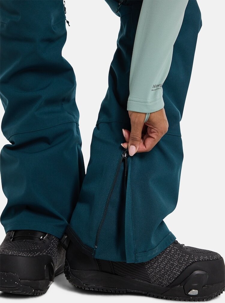 Burton Women's Avalon Stretch Bib Pants | Deep Emerald