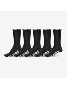 Globe Globe Black Out Crew Sock 5 Pack