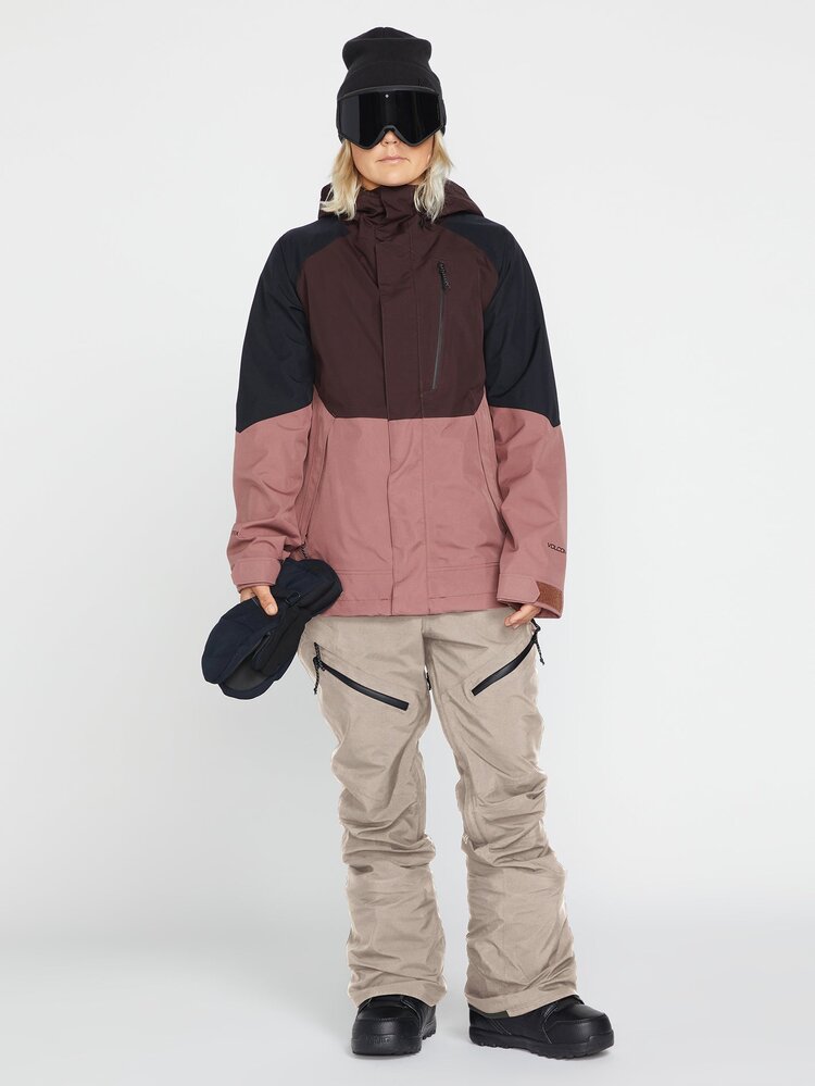 Volcom Women's Elm Stretch Gore -Tex Bib Overall | Sand