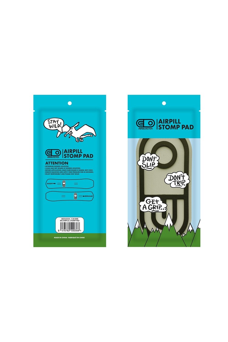 Airblaster Big Airplill Stomp Pad | Black / Bone