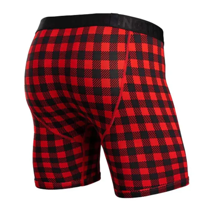 BN3TH BN3TH Classic Boxer Brief Buffalo | Check-Red