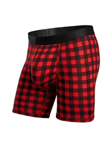 BN3TH BN3TH Classic Boxer Brief Buffalo | Check-Red