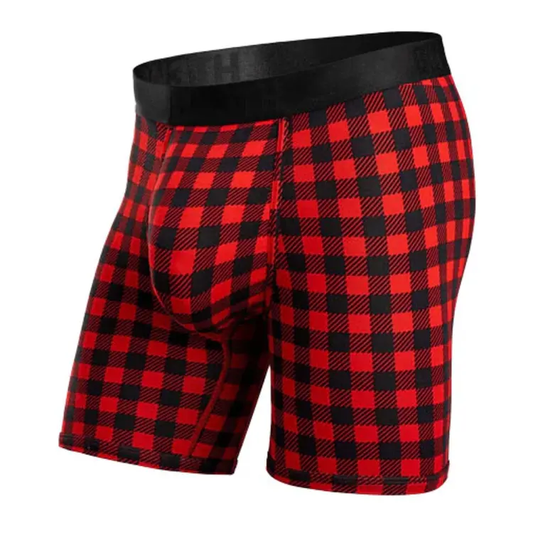 BN3TH BN3TH Classic Boxer Brief Buffalo | Check-Red