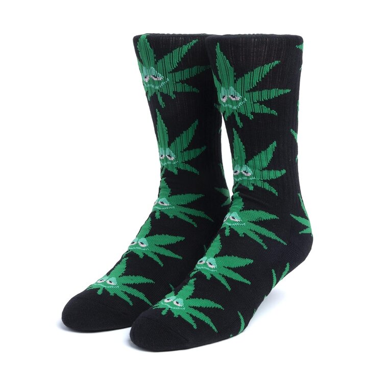 HUF Green Buddy Pl Sock | Black