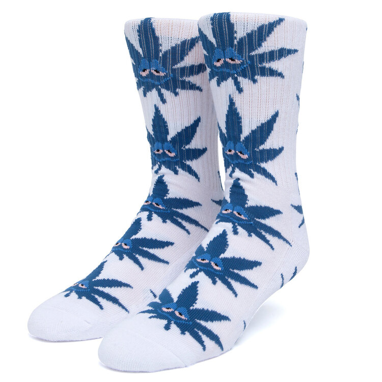 HUF HUF Green Buddy Pl Sock | White