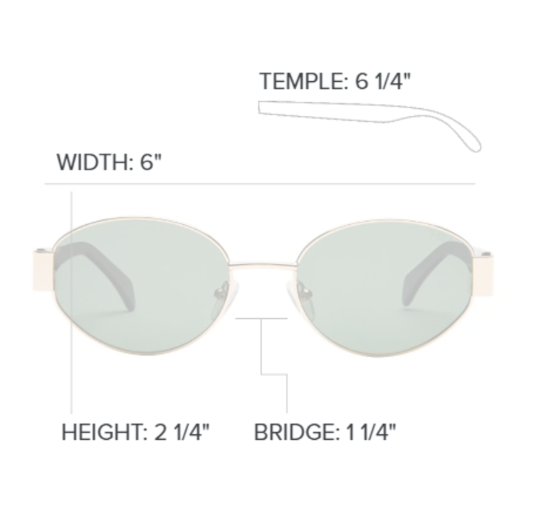 I-SEA I-Sea Lennox | Gold Acetate/Green Polar