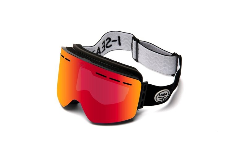 I-SEA I-SEA Big Sky Goggle | Black / Red Mirror
