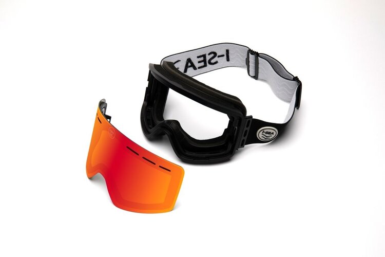 I-SEA I-SEA Big Sky Goggle | Black / Red Mirror