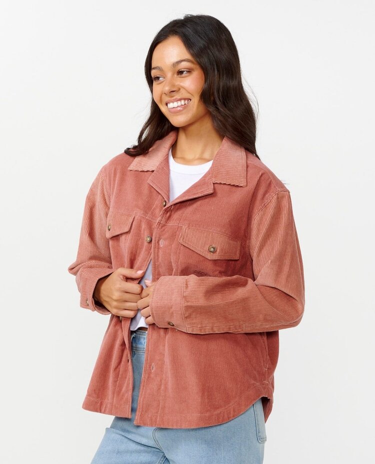 Rip Curl Rip Curl Stevie Cord Shirt | Dusty Rose