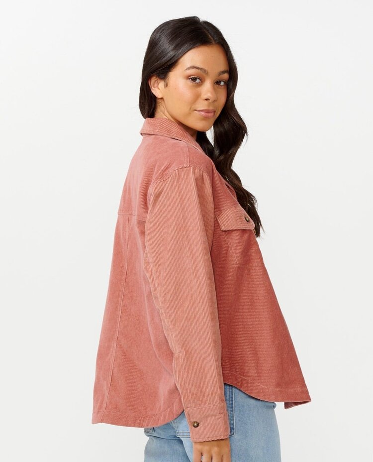 Rip Curl Rip Curl Stevie Cord Shirt | Dusty Rose