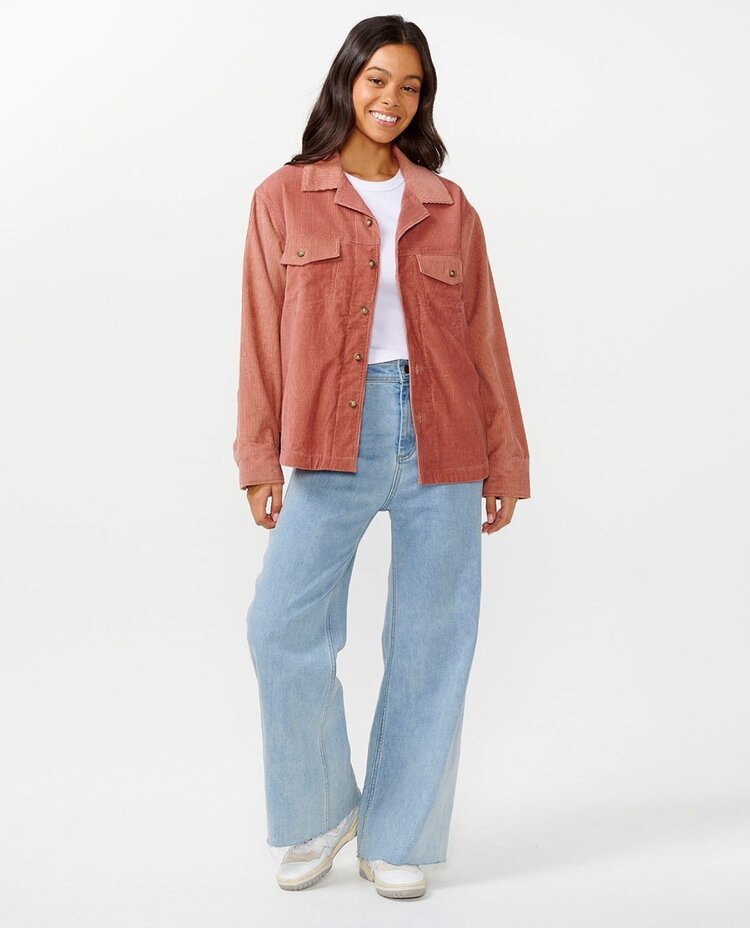 Rip Curl Rip Curl Stevie Cord Shirt | Dusty Rose