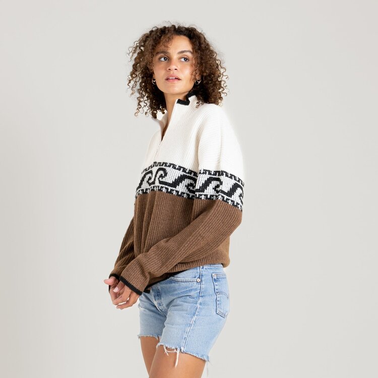 Roark Roark Fjord Sweater | Saddle