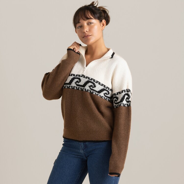 Roark Roark Fjord Sweater | Saddle