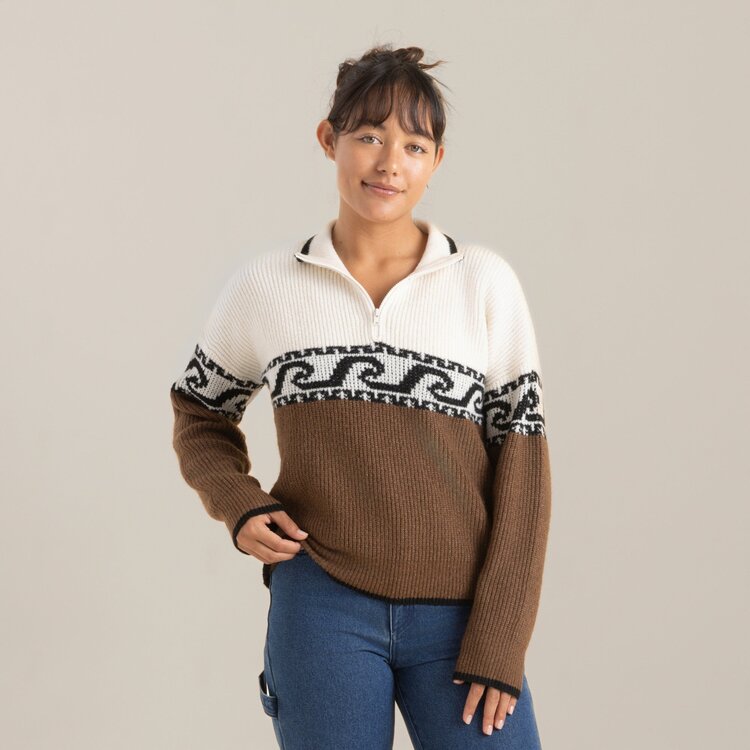Roark Roark Fjord Sweater | Saddle