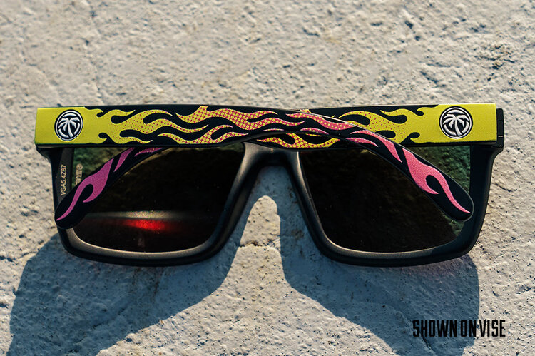 Heat Wave Heat Wave XL Vise Sunglasses Tallboy Flameout Polarized