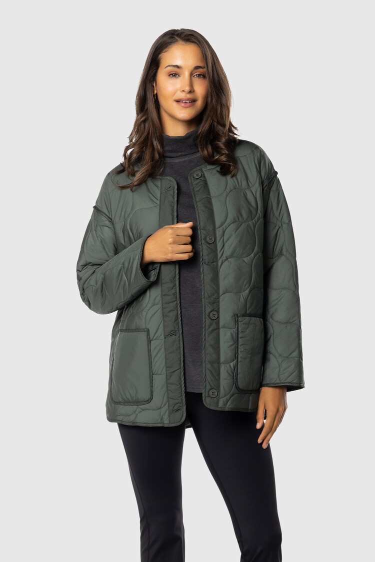 TEAMLTD Quilted Jacket  |  Green