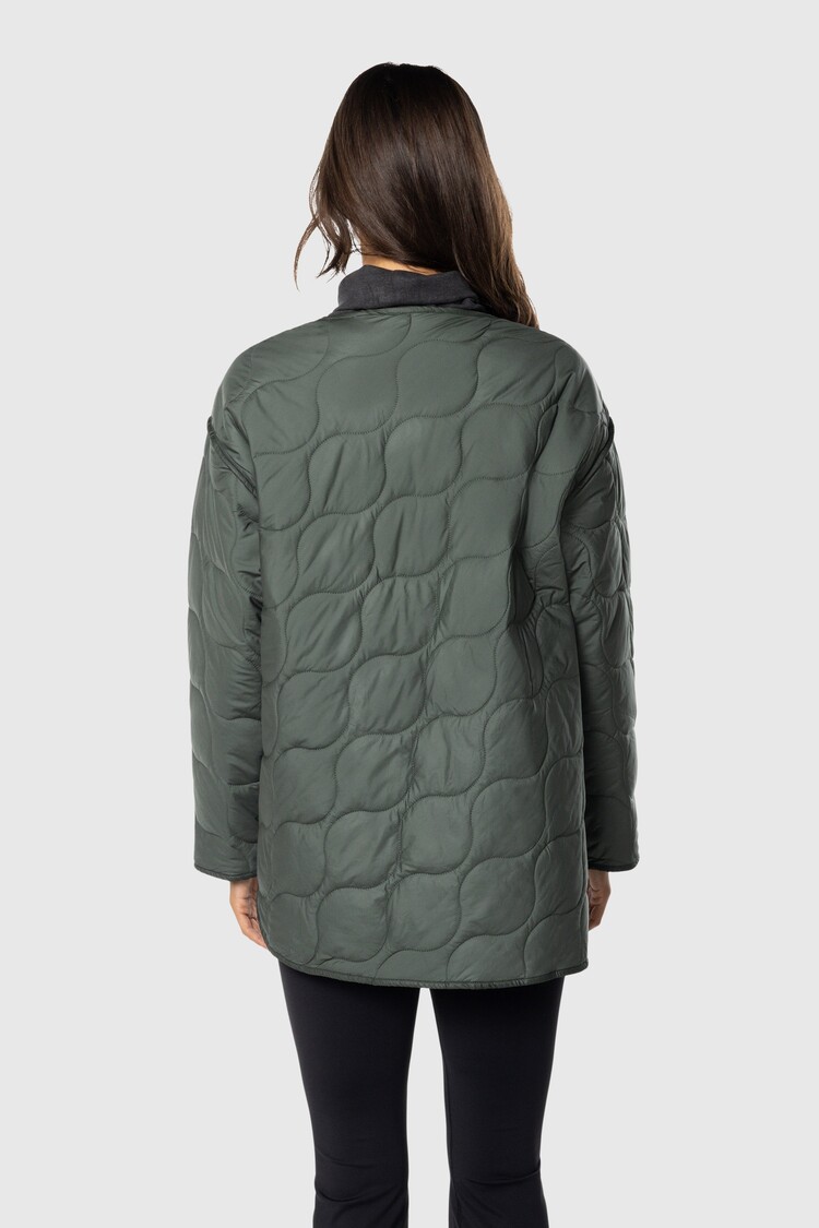 TEAMLTD Quilted Jacket  |  Green