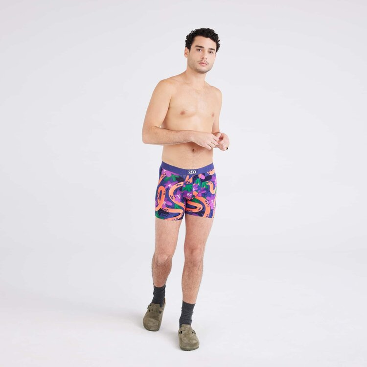 Saxx Saxx Vibe Super Soft Boxer Brief | Year Of The Snake-Blue