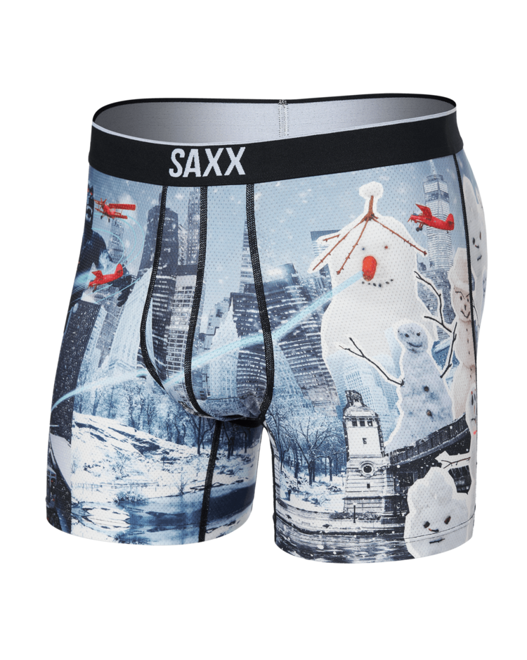Saxx Saxx Volt Breathable Mesh Boxer Brief | Frosty Invasion-Grey