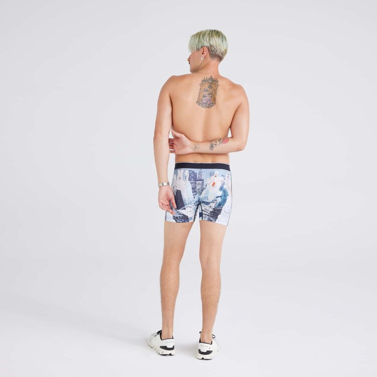 Saxx Saxx Volt Breathable Mesh Boxer Brief | Frosty Invasion-Grey