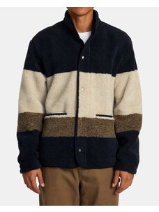RVCA RVCA Westwood Snap Fleece | Dark Khaki