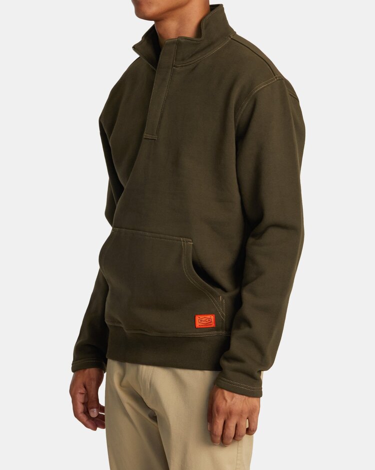 RVCA Chainmail Pullover | Chocolate