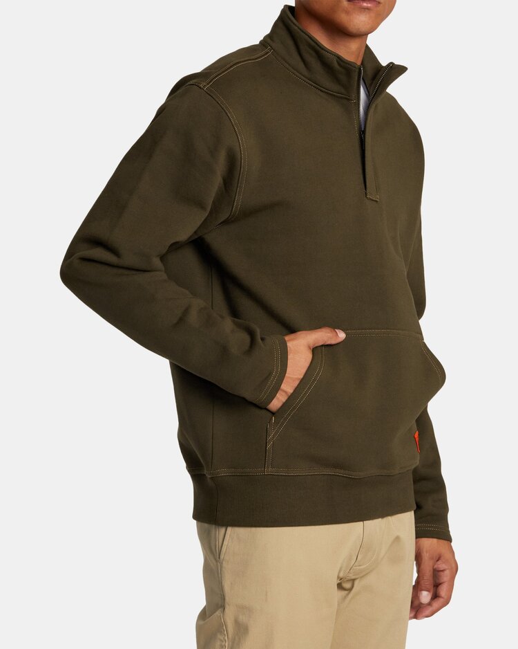 RVCA Chainmail Pullover | Chocolate