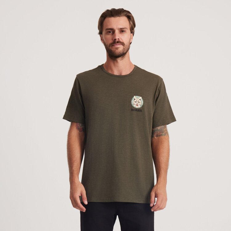 Roark Roark  Helkatts Organic Premium Tee | Military