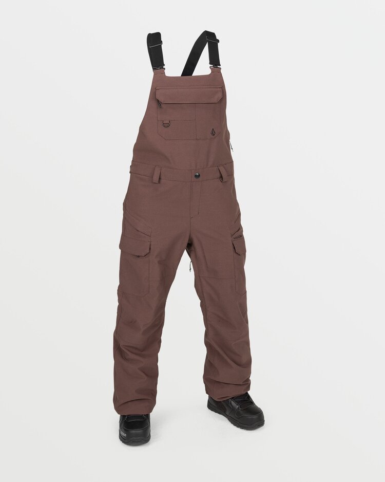Volcom Women's Creston 3D Stretch Bib Overall | Mahogany