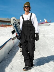 Volcom Men's Roan Bib Overall | Black