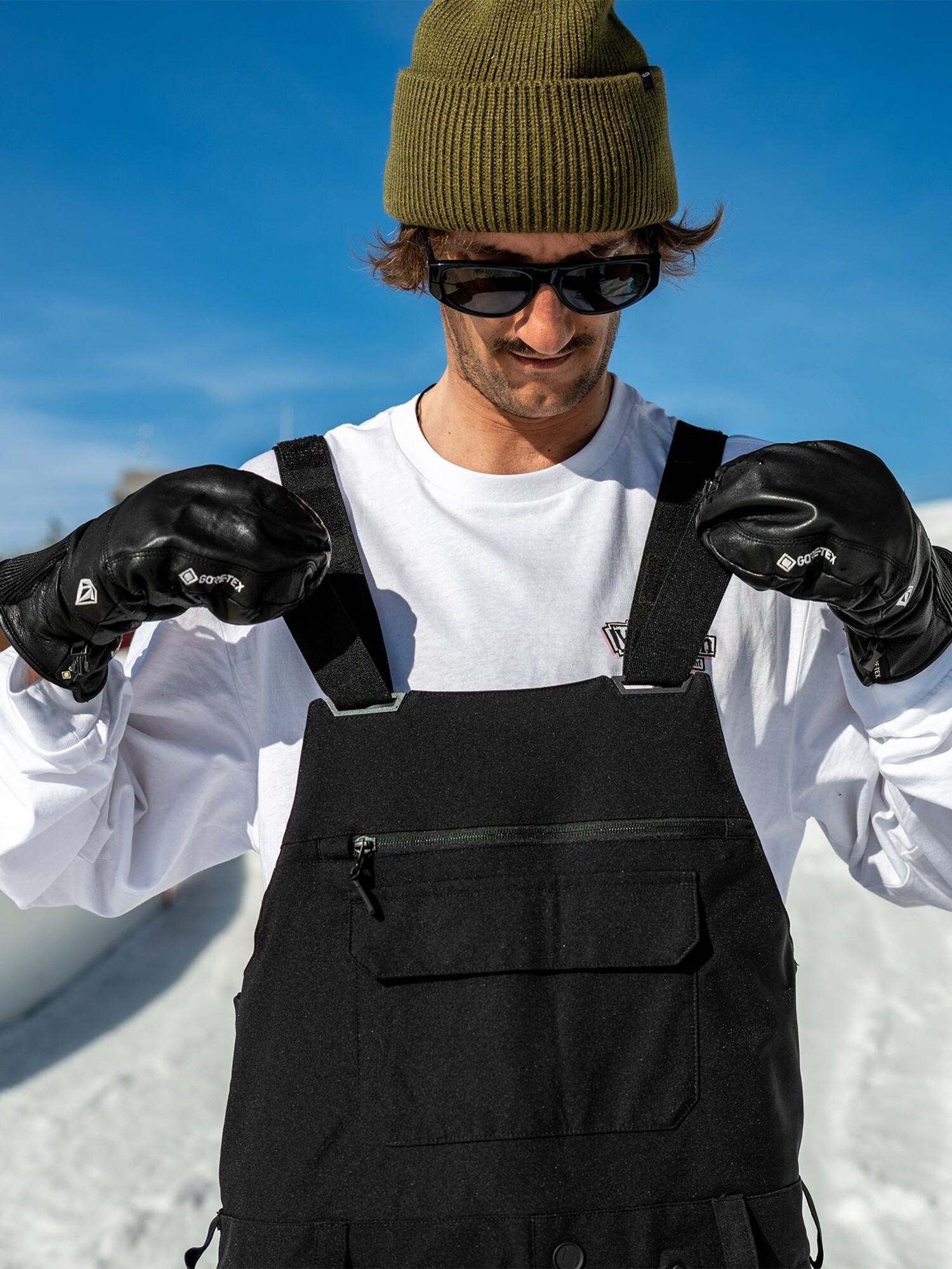 Roan Bib Overall | Black - The Choice Shop