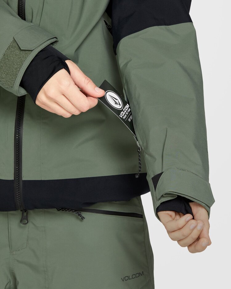 Volcom Women's AT Stretch GORE-TEX Jacket | Lichen Green