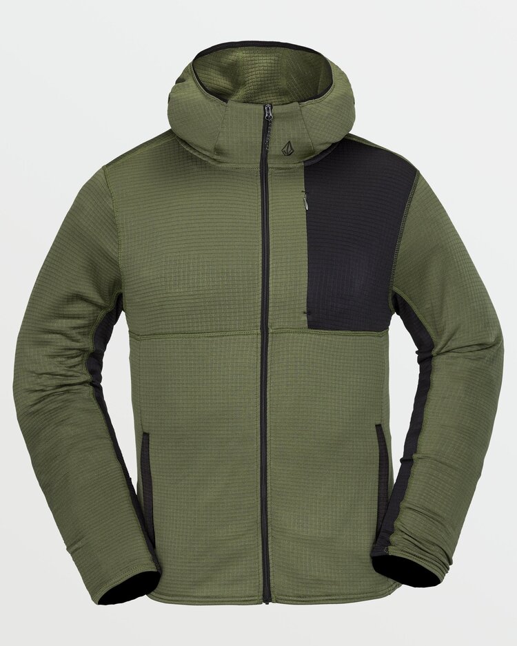Volcom Volcom Mens Gridlock Full Zip Fleece | Ivy