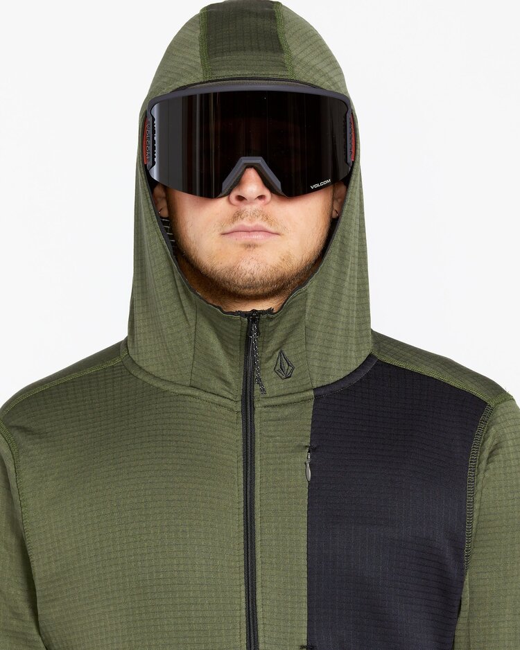 Volcom Volcom Mens Gridlock Full Zip Fleece | Ivy