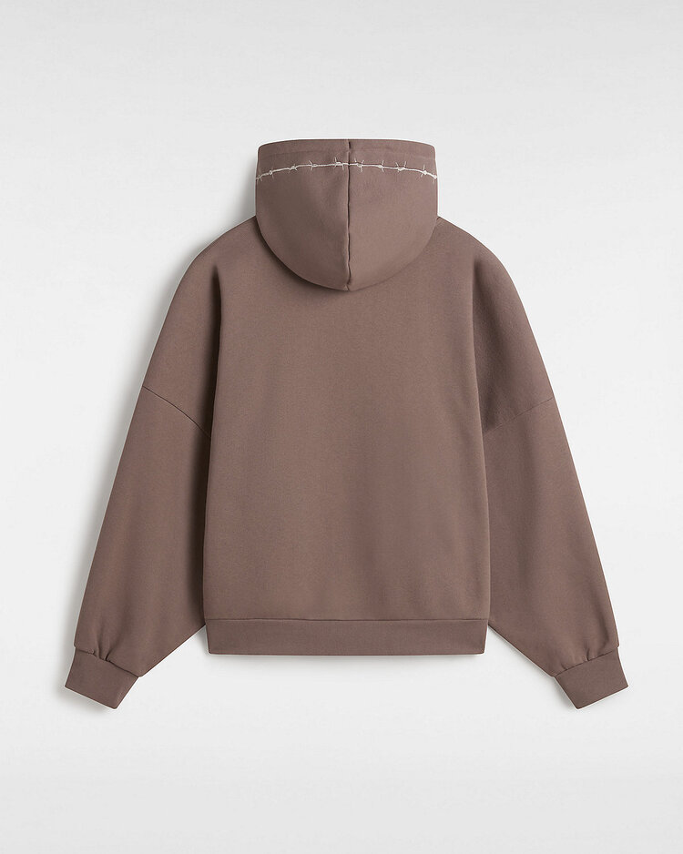 Vans Skate Wire Loose Pullover Hoodie | Deep Taupe