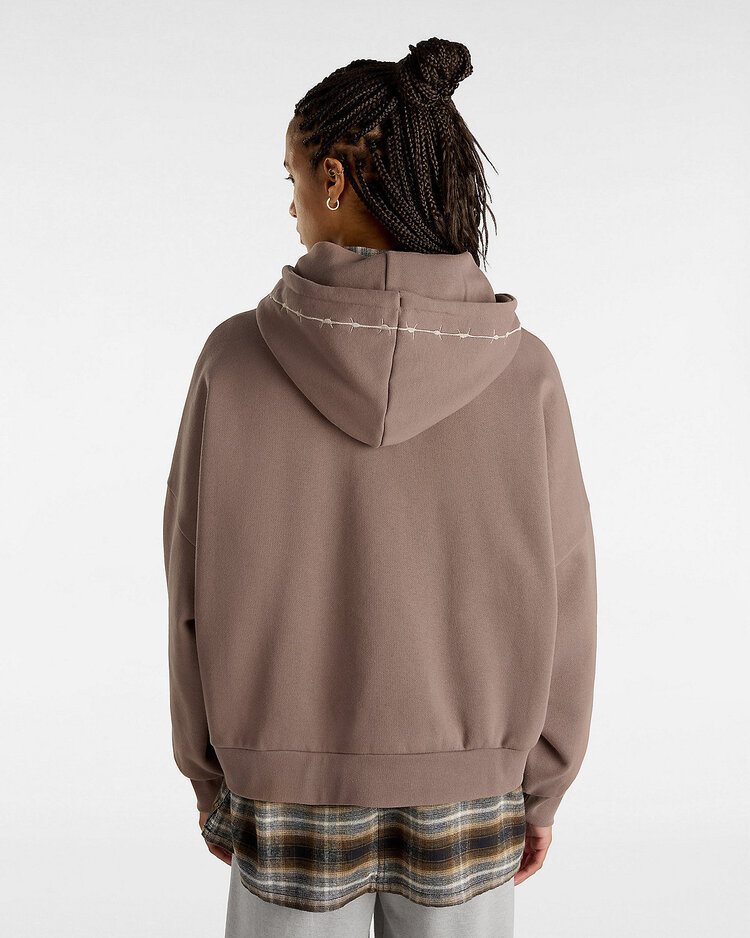 Vans Skate Wire Loose Pullover Hoodie | Deep Taupe