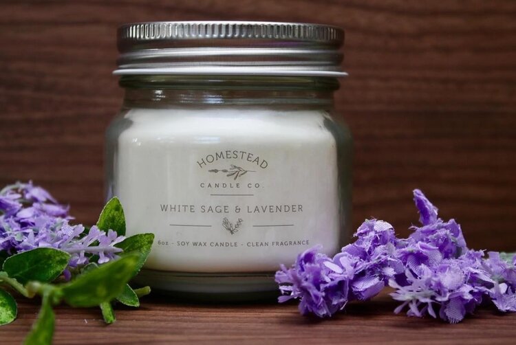Homestead Candle Co. Homestead Candle Co. White Sage & Lavender