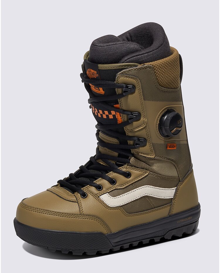 Vans Men's Invado Pro 2025 Snowboard Boots | Black / Olive