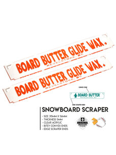 Board Butter Glide Wax Scraper | 5mm, 315mm x 56mm