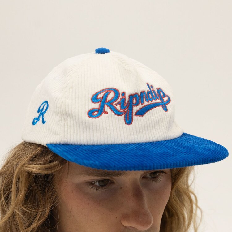 Ripndip Los Corduroy Snapback | White